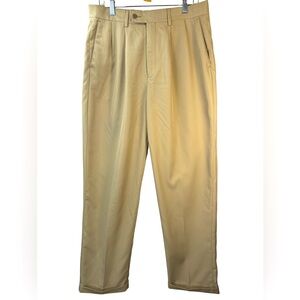 Alan Flusser Men's Beige Golf Pants 34/32